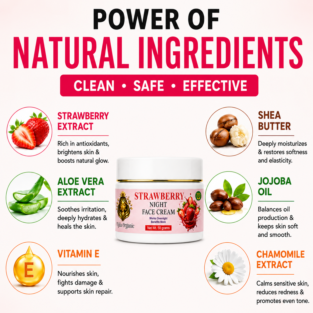 Strawberry Night Face Cream