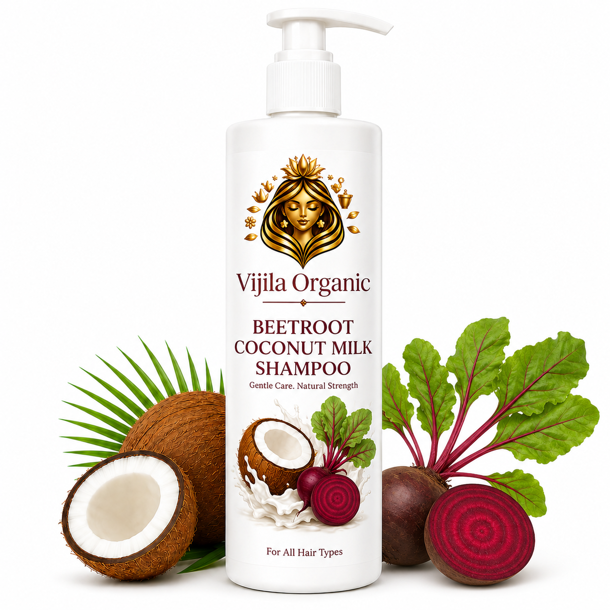 Beetroot Coconut Milk Shampoo