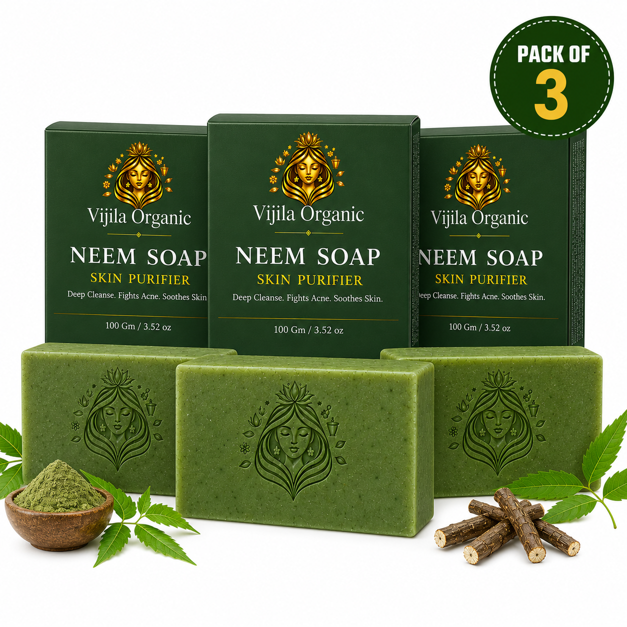 Neem Soap ( Pack of 3 )