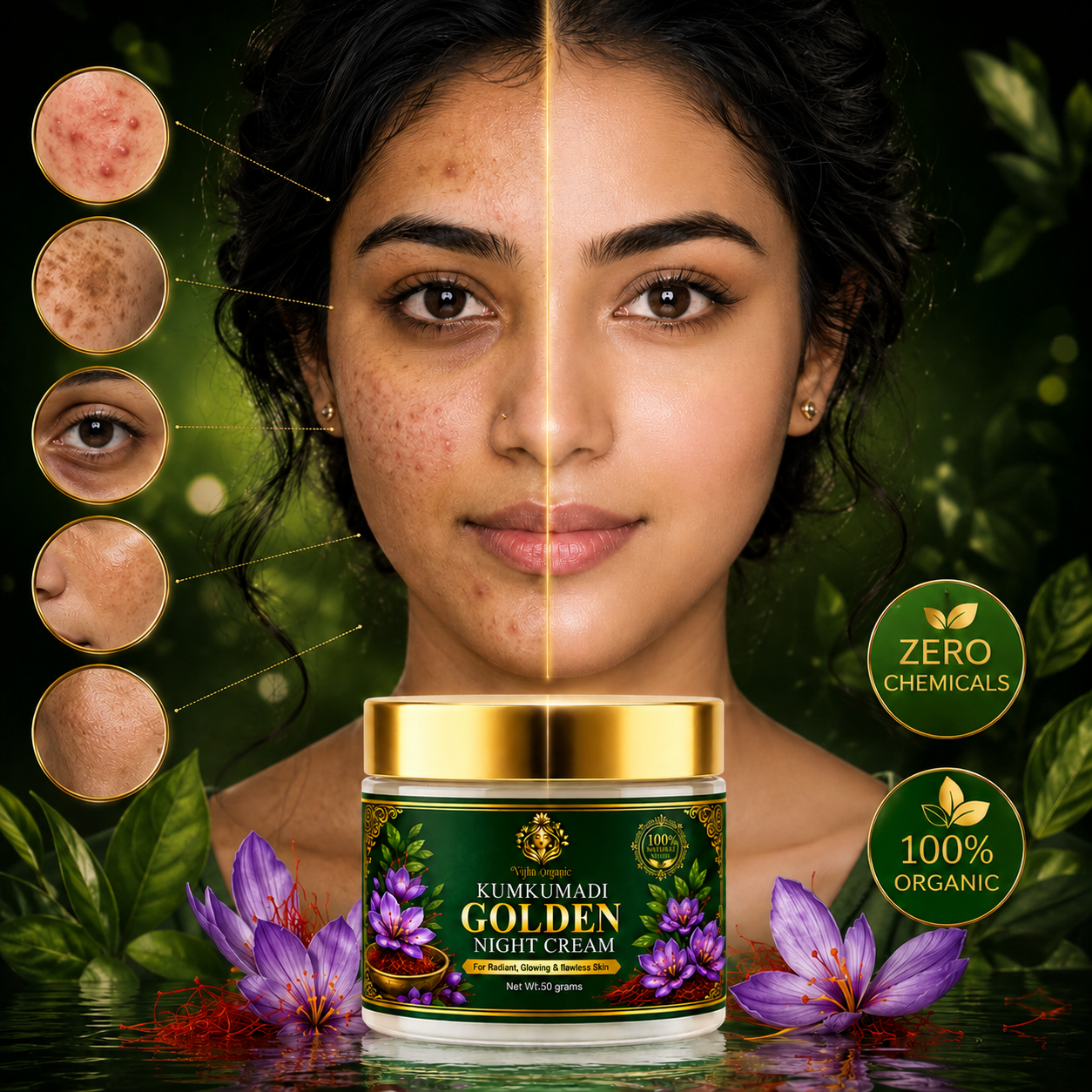 Kumkumadi Golden Night Cream