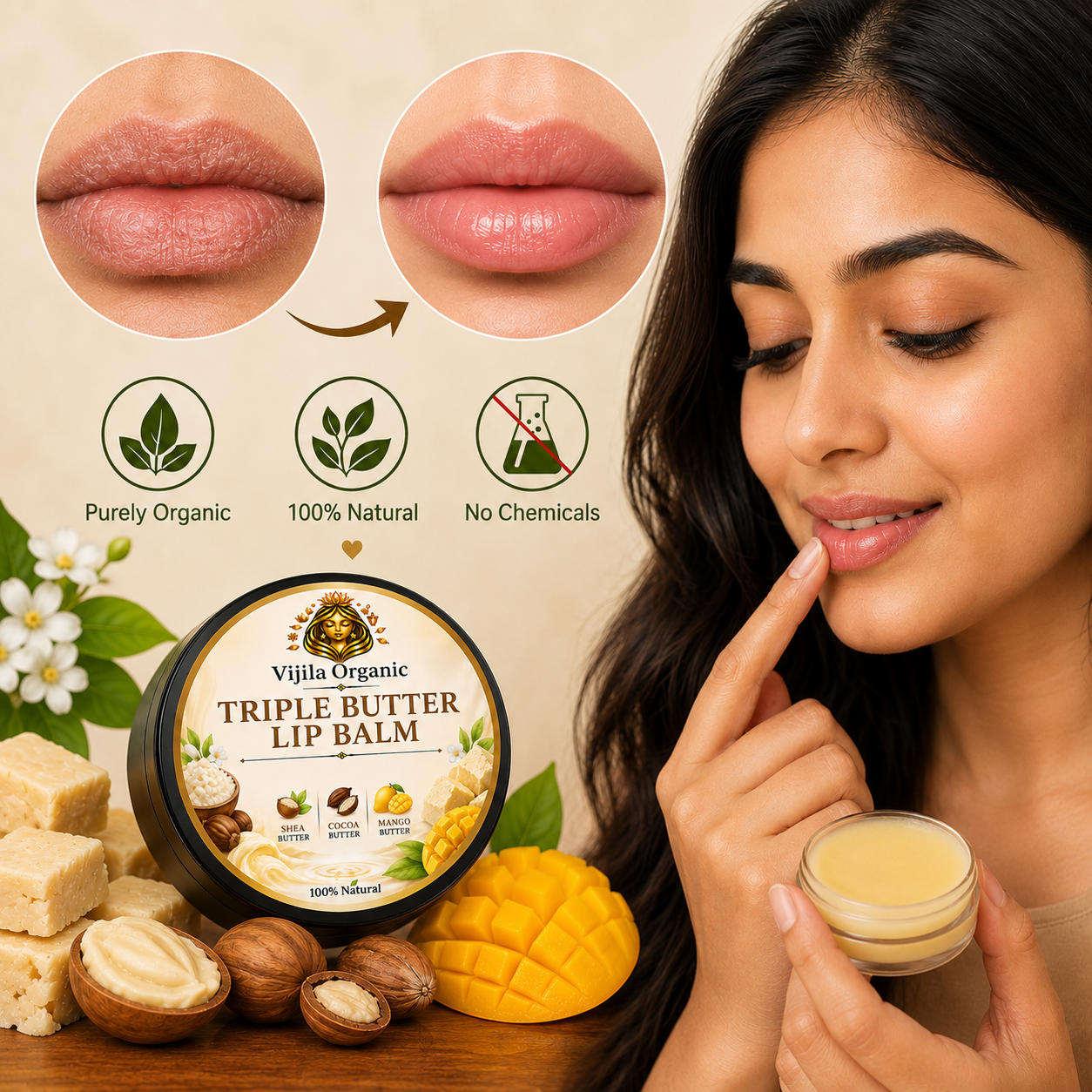 Triple Butter Lip Balm