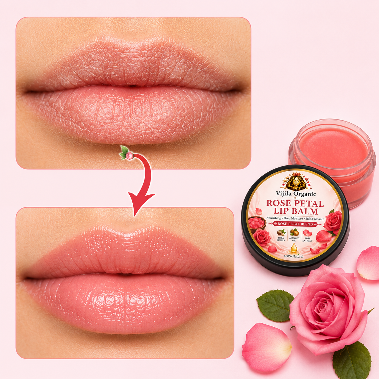 Rose Petal Lip Balm
