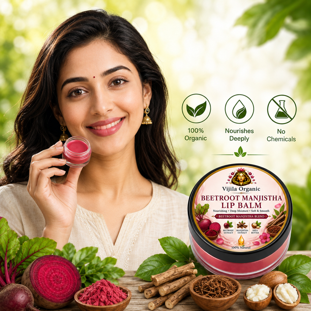 Beetroot Manjistha Lip Balm for Dark & Pigmented Lips