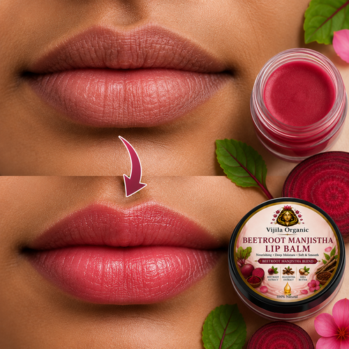 Beetroot Manjistha Lip Balm for Dark & Pigmented Lips