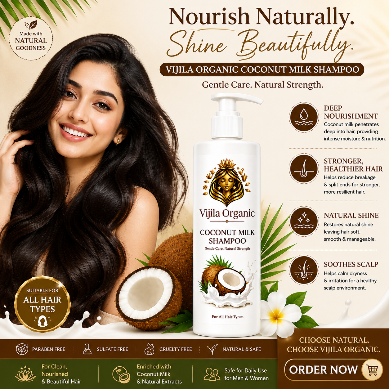 Coconut Milk Shampoo