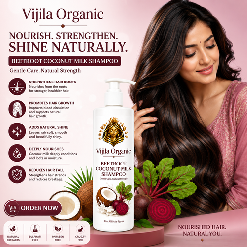 Beetroot Coconut Milk Shampoo