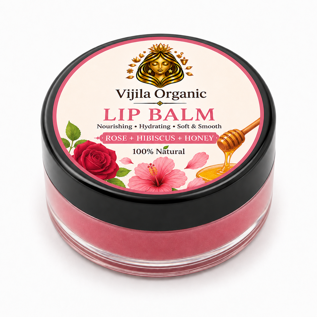 Lip Balm Combo Pack Of 3 - Strawberry + Rose Honey + Beetroot Tint