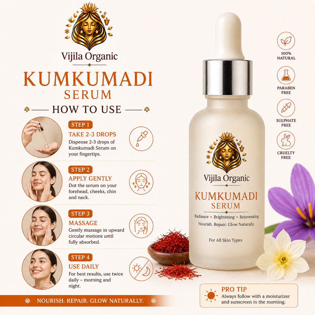 Kumkumadi Face Serum | The Royal Secret to Radiant Skin