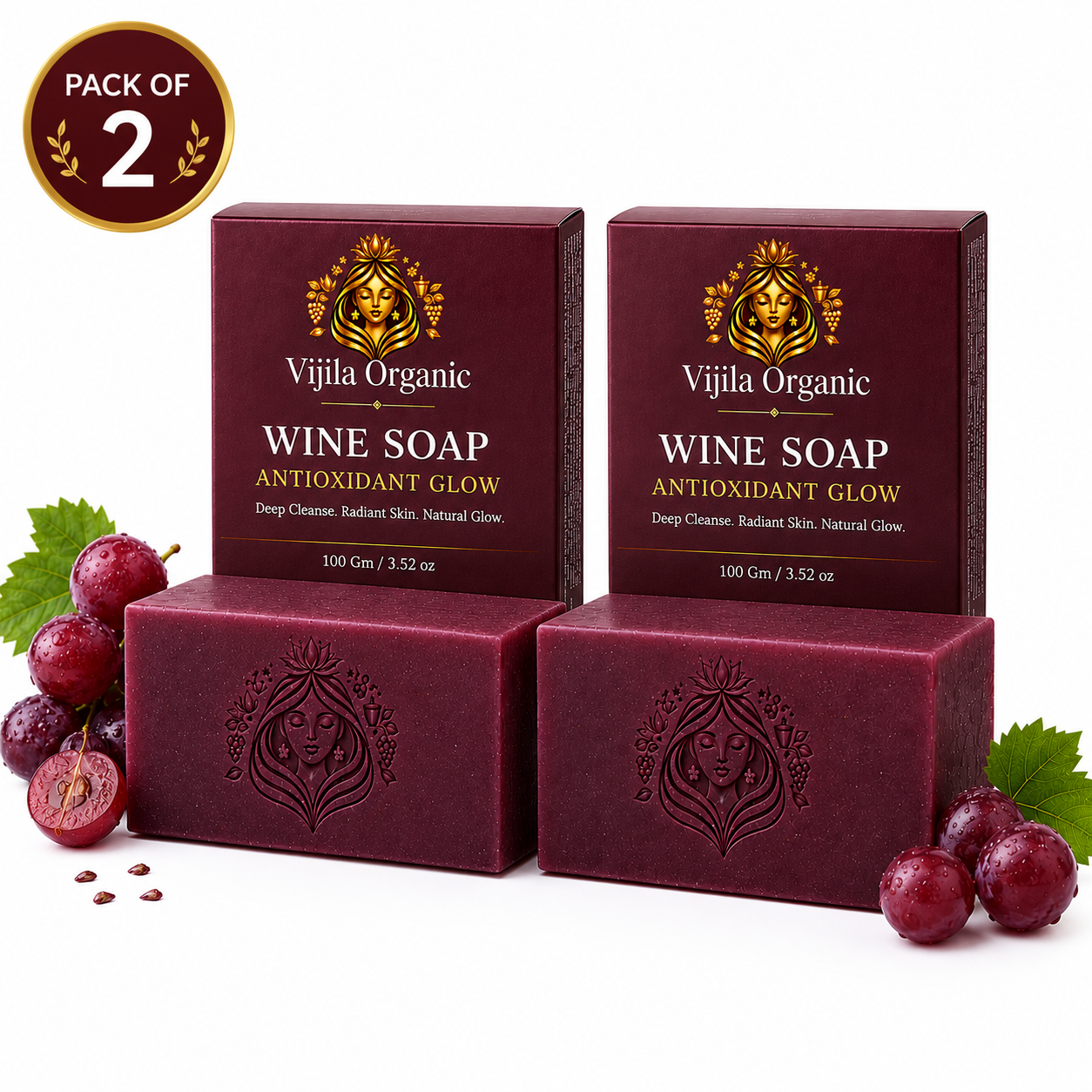 Wine Soap ( Pack of 2 )