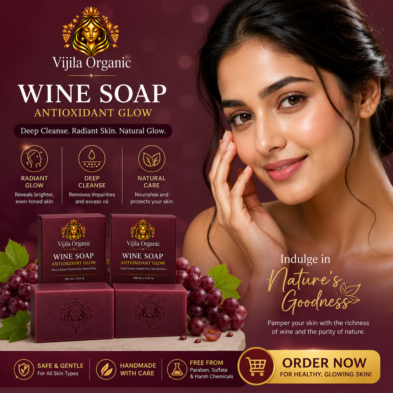 Wine Soap ( Pack of 2 )