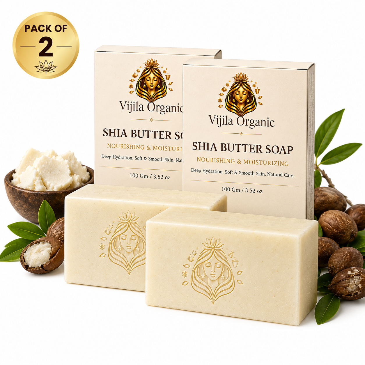 Shea Butter Soap ( Pack of 2 )