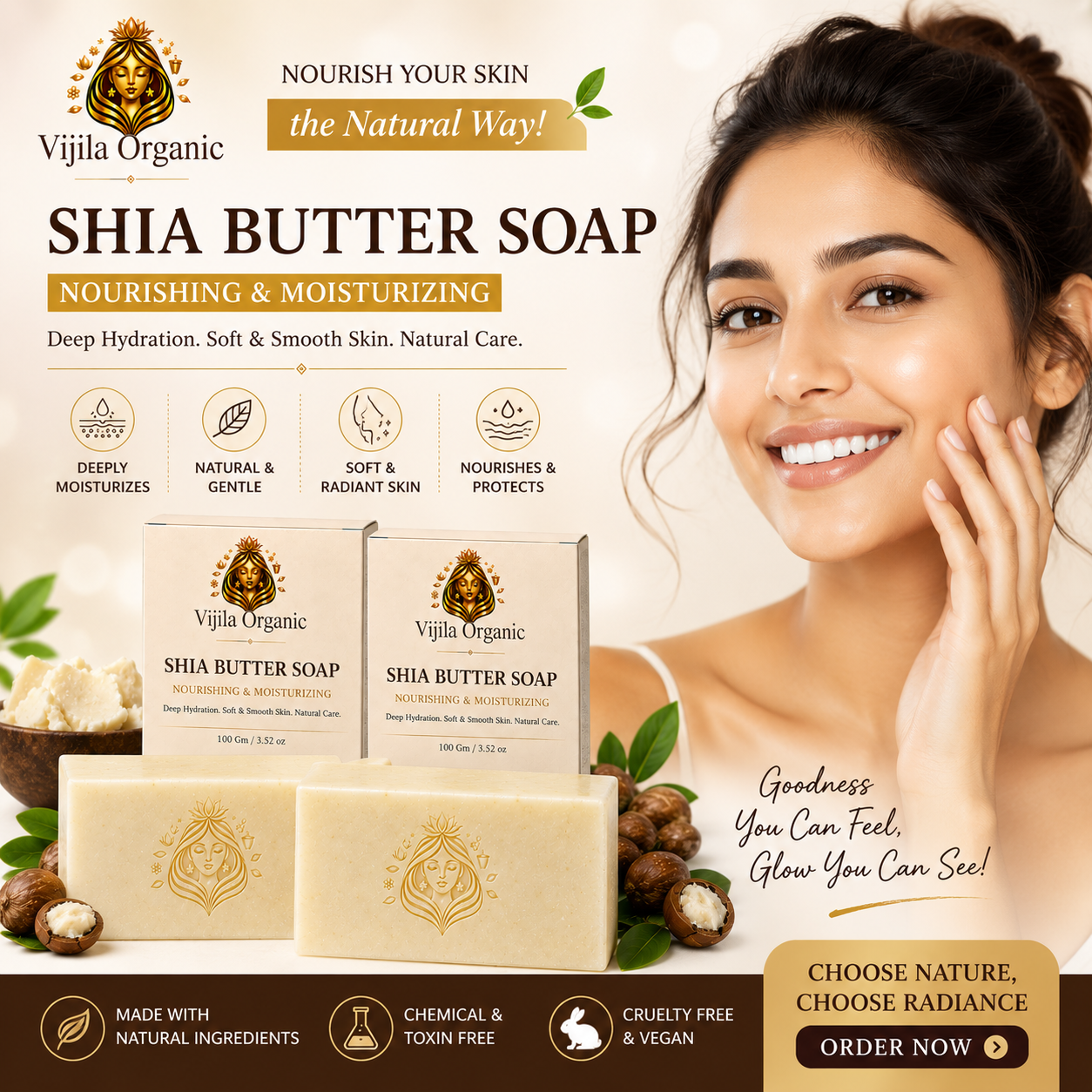 Shea Butter Soap ( Pack of 2 )