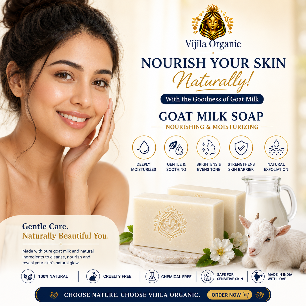Goat Milk Soap ( Pack of 2 )